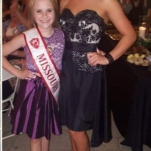 Cocktail and matching lace jacket